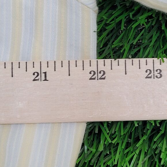 Vintage 80s Arrow Kent Button Shirt Medium 22x30 Beige - Picture 4 of 11